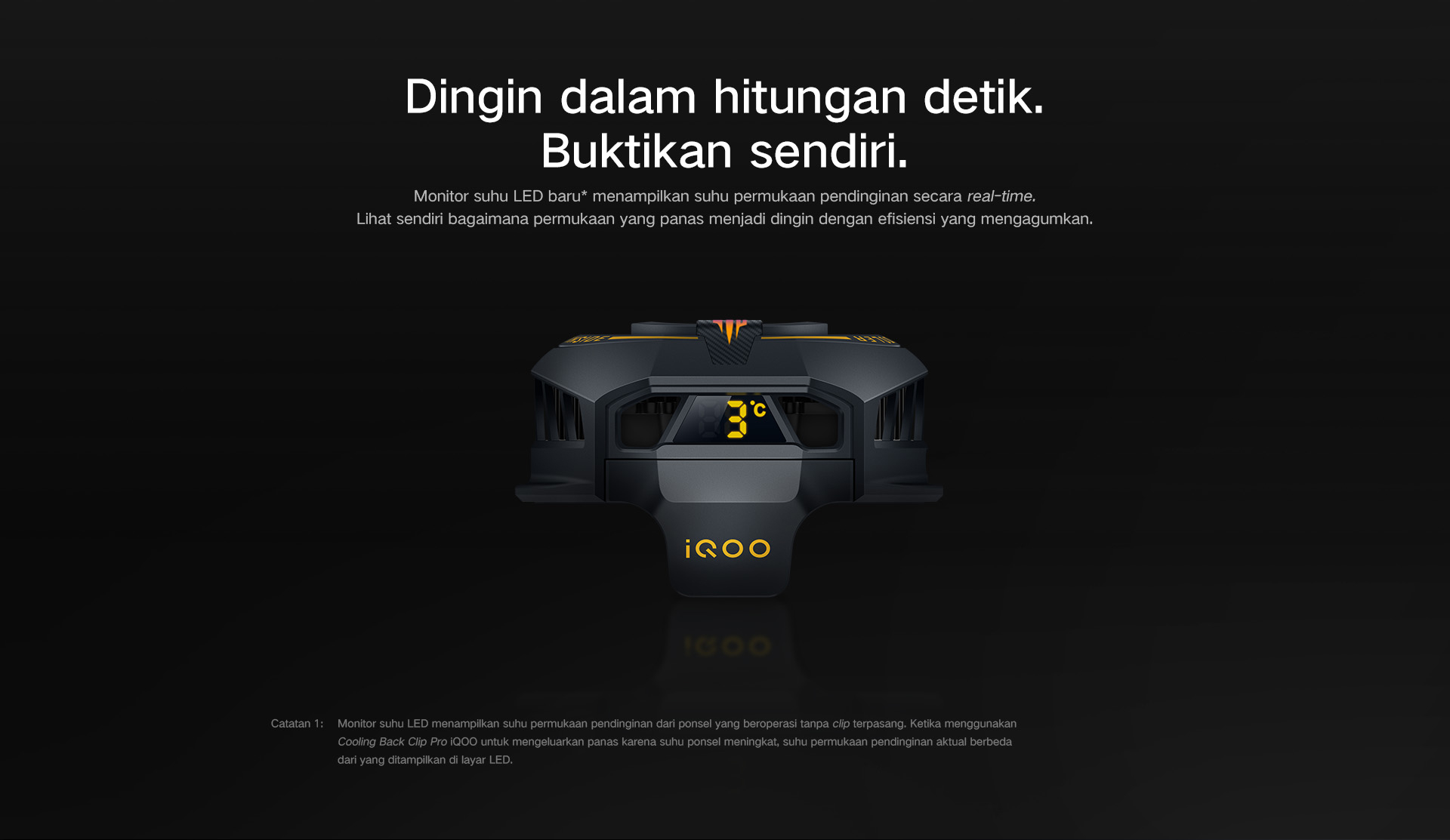 Iqoo Cooling Back Clip Pro Iqoo Indonesia